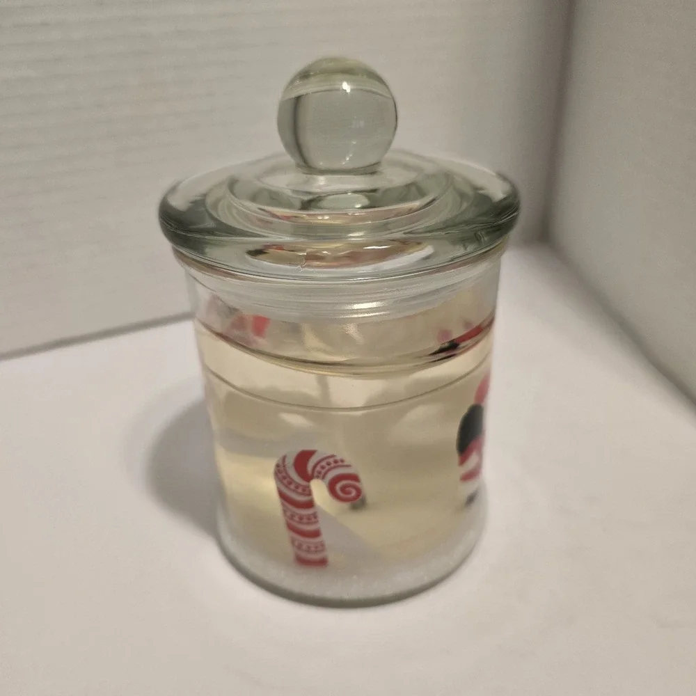 Langley Candle‎ Company Gel Jar Candle Christmas Santa Candy Cane Scent 18 oz